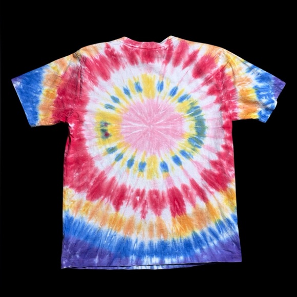 Michael Kors Red and Yellow Tie-Dye Shirt - Picture 8 of 11